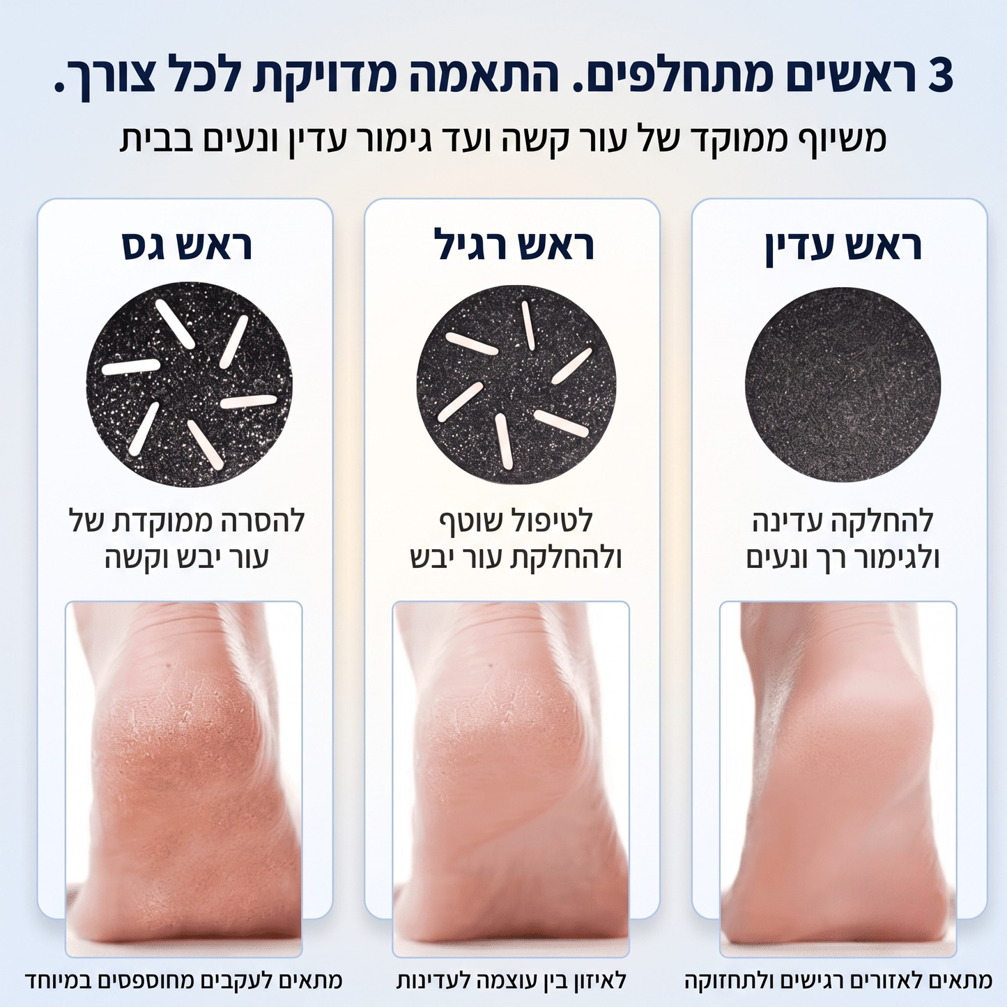 SoftFeet PLUS מכשיר פדיקור מקצועי עם שאיבה מובנית